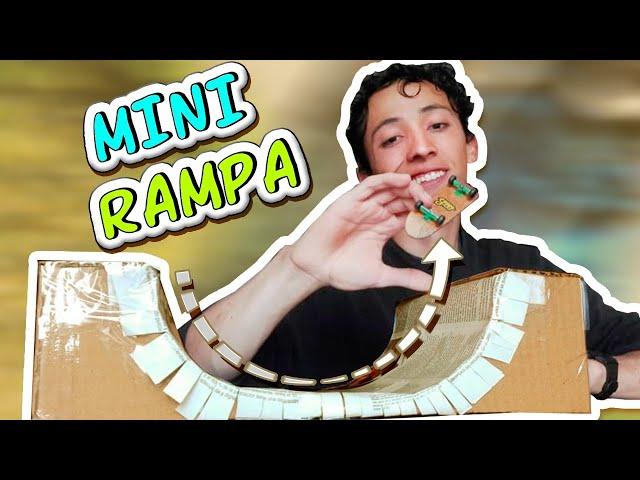 HAZ TU MINI RAMPA DE FINGERBOARD  |  FÁCIL D.I.Y HALFPIPE | R2ARTUR