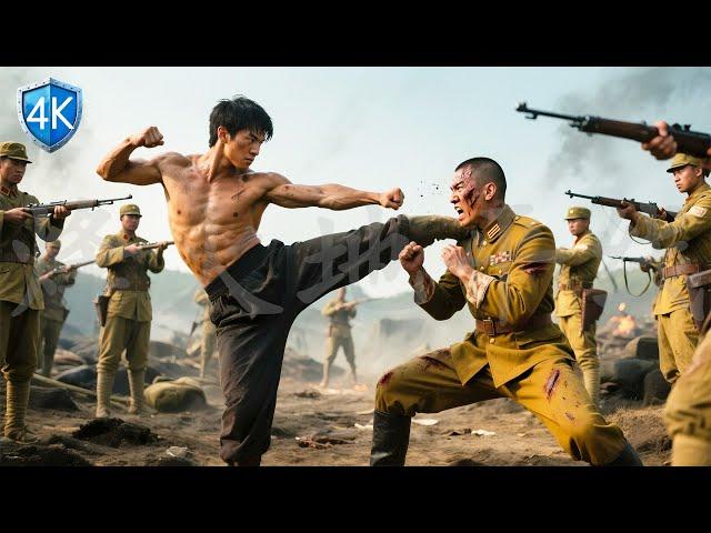 絕命激戰！日本武士力大無窮，不料被功夫小伙一招打敗️抗日 | Kung Fu | 特種兵