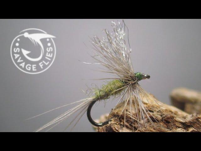 Tying the EZ Blue Wing Olive (dry fly pattern)