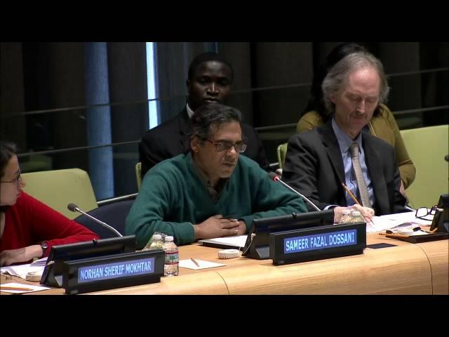 Mr. Sameer Fazal Dossani - ActionAid International - UN Financing for Development Hearing