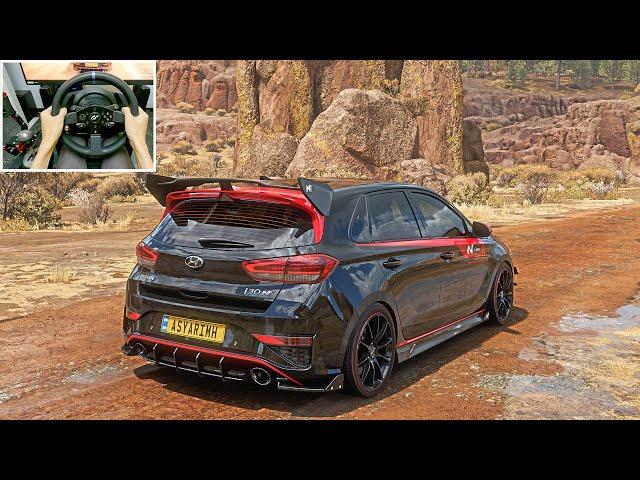 600HP Hyundai i30 N - Forza Horizon 5 | Thrustmaster T300RS gameplay