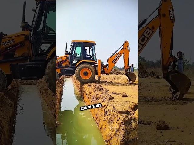 Expert Operator vs. Trench:  The Ultimate Loader Excavator Challenge! #shorts