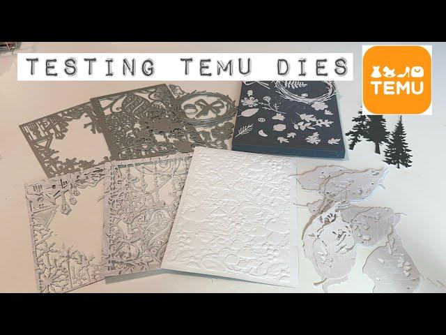 Testing Temu dies in the craft room / do they work good?