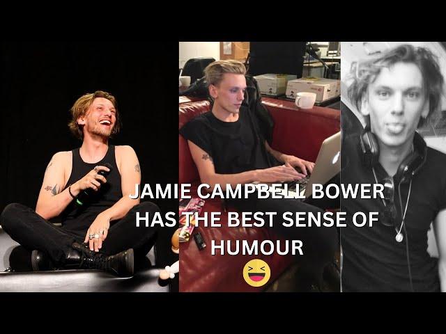 Jamie Campbell Bower has the best sense of humour