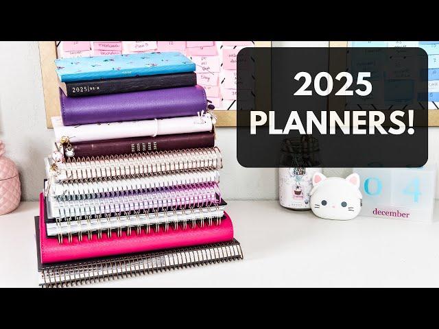 My 2025 PLANNER LINEUP Erin Condren, Laurel Denise, Hobonichi, HB90