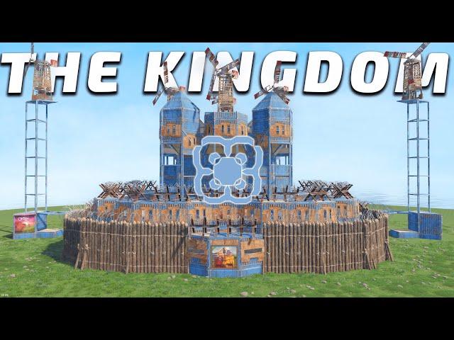 The Kingdom - Large Group Rust Base Design | China Wall, Bunkers & Open Core..