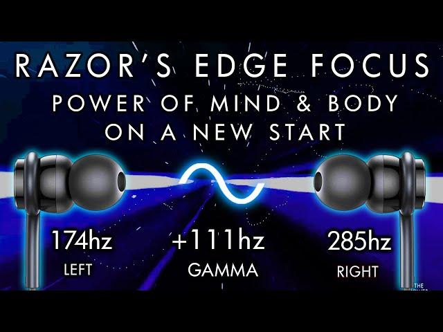 The Razor's Edge Focus - 111 Hz Gamma For Brain & Body Power