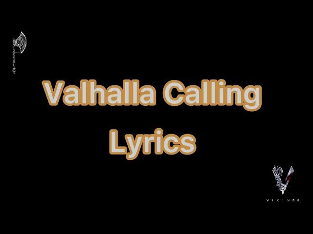 Valhalla Calling - Lyrics