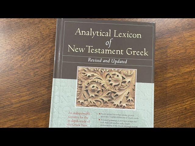 Unboxing and Review: Analytical Greek Lexicon NT