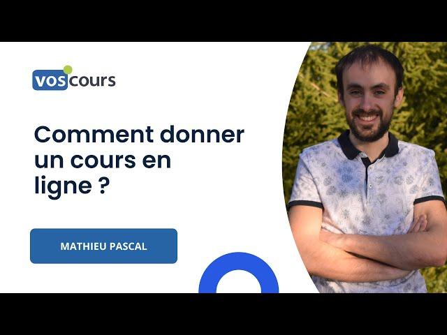 Comment donner un cours en ligne ?