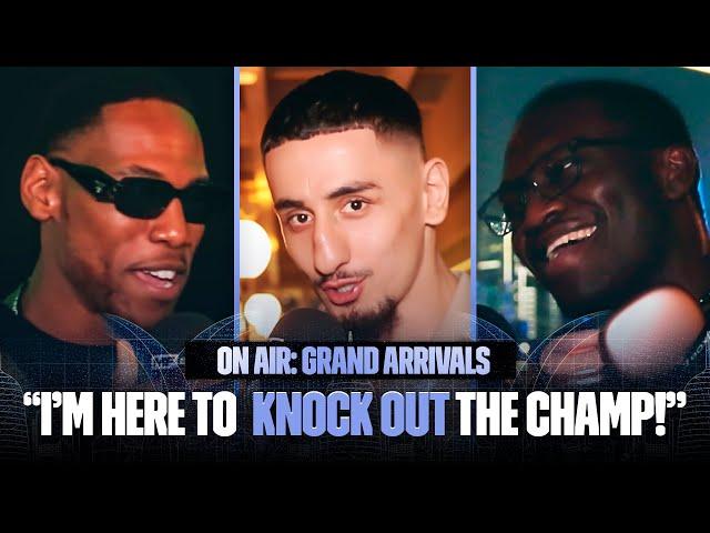 "I'M HERE TO KNOCK OUT THE CHAMP!” GIB, DEJI & more FACE OFF reactions | ON AIR: Grand Arrival