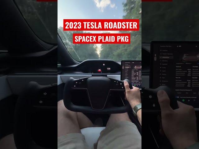 2024 Tesla Roadster Plaid SPACEX Pkg 0-217mph IS HYPERSONIC FAST #Shorts