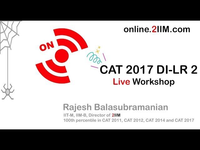 CAT 2017 Slot 2 DILR (part 4) - #16