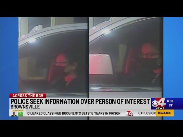 Brownsville PD search for person of interest in car theft