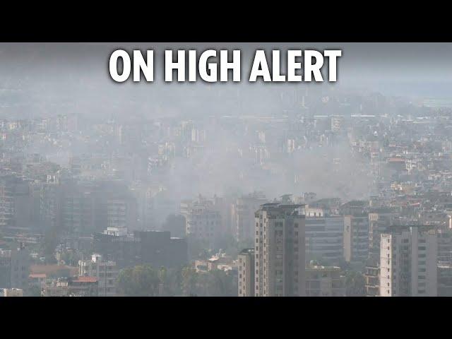 LIVE: View of Beirut skyline as Israel vows 'consequences' for Iran's missile blitz