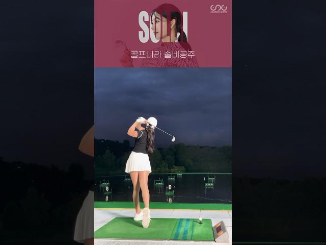 KLPGA 김솔비 프로 아이언 스윙 살펴보기 #golf #golfswing