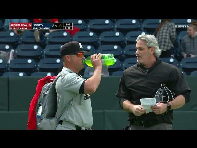 Coach, pitcher AND catcher all ejected after retaliation pitch 