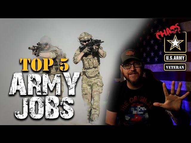 TOP 5 ARMY JOBS: Best MOS in the Army?