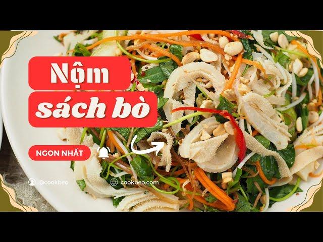 Cách Làm Nộm Sách Bò Ngon Chuẩn Vị | Cook béo