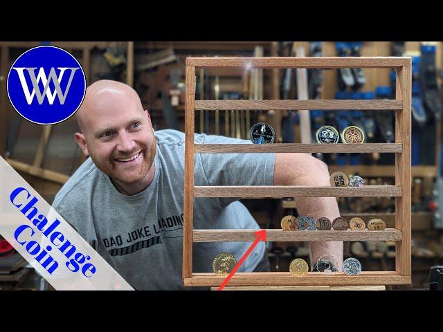 How To Make A Challenge Coin Rack #Challengecoin