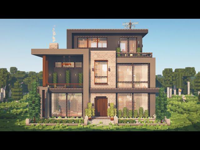 How to Build the Ultimate Modern House + Interior in Minecraft • Tutorial