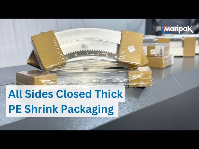 All Sides Closed Thick PE Shrink Packaging of Heavy Duty Products using Impack Pro Continuous Sealer