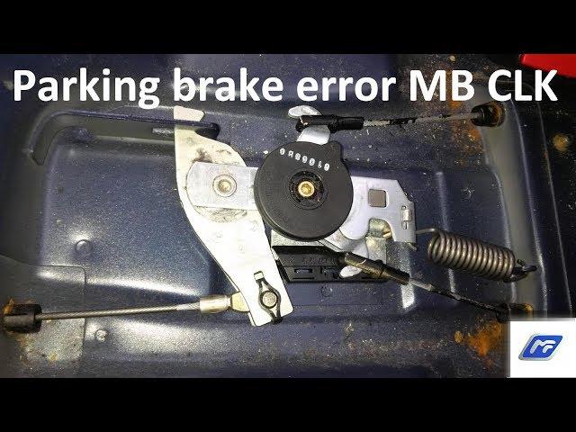 Parking Brake Test and finding Errors / Otestování Parkovací Brzdy - Mercedes-Benz CLK W208