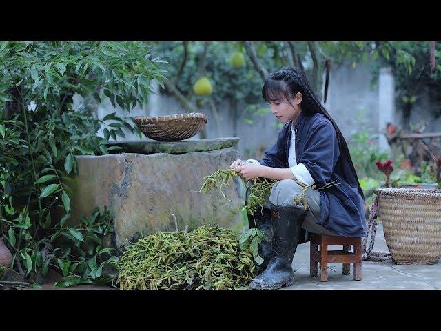 The most popular vegetarian dish - Mapo Tofu.丨Liziqi Channel