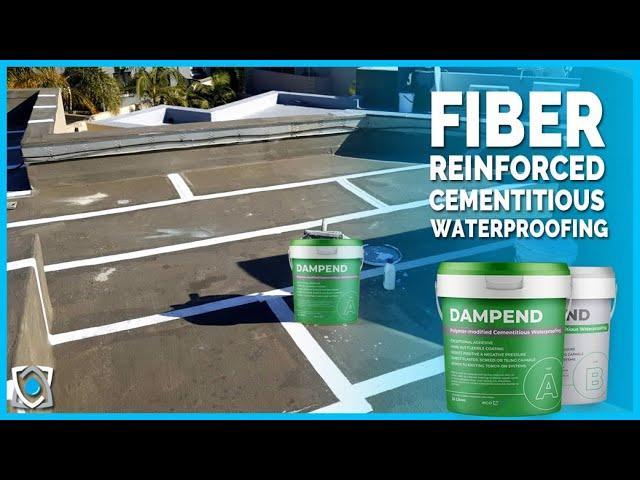 DampEnd - Fibre reinforced cementitious waterproof coating  - Torch-on maintenance alternative.