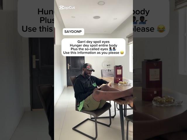 Read this caption well and stay away from garri #trending #fypyoutube