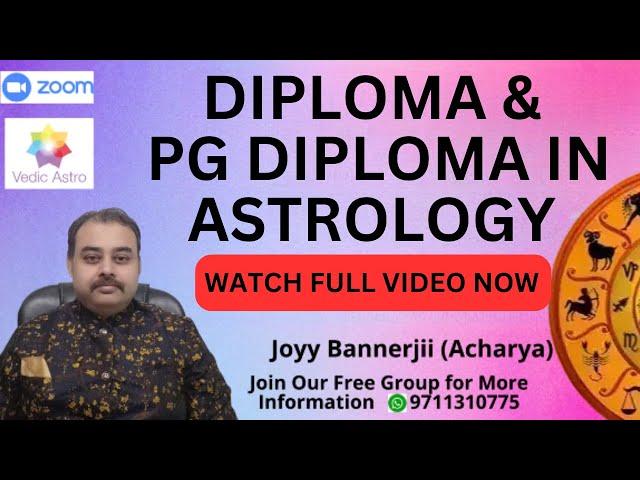 Diploma and PG Diploma Courses in Astrology #astrology #learnastrology #vedicastrology #viralvideo