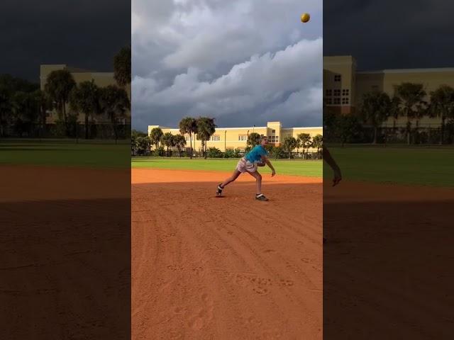 Shuffle to throw drill using Valle pancake