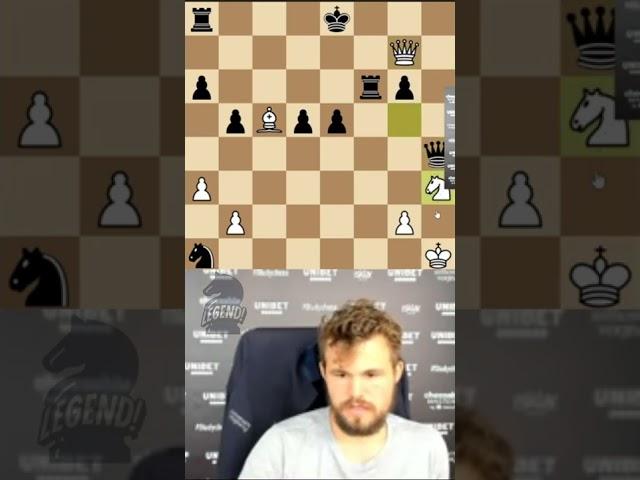 Magnus can find Checkmate in any position #chess #shorts #magnus