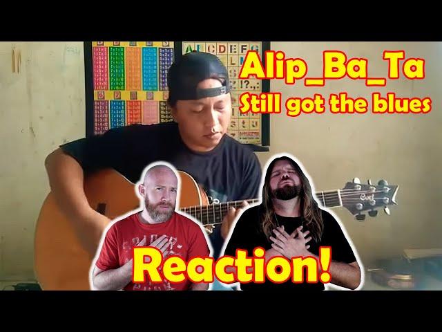 Musicians react to hearing  ALIP_BA_TA  Still got the blues GARRY MOORE fingerstyle