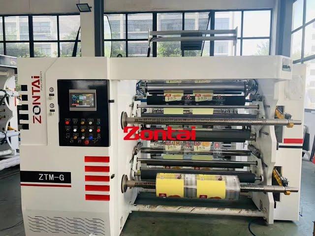 Zontai high speed slitting rewinding machine with inspecting system