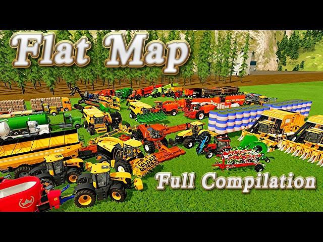 farming Simulator 22 fs22 full compilation timelapse  Flat Map  fs22 Mods