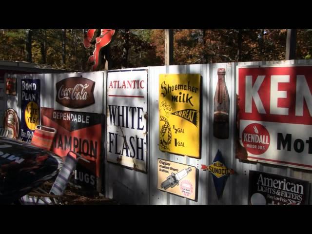 COLLECTION of ANTIQUE ADVERTISING SIGNS