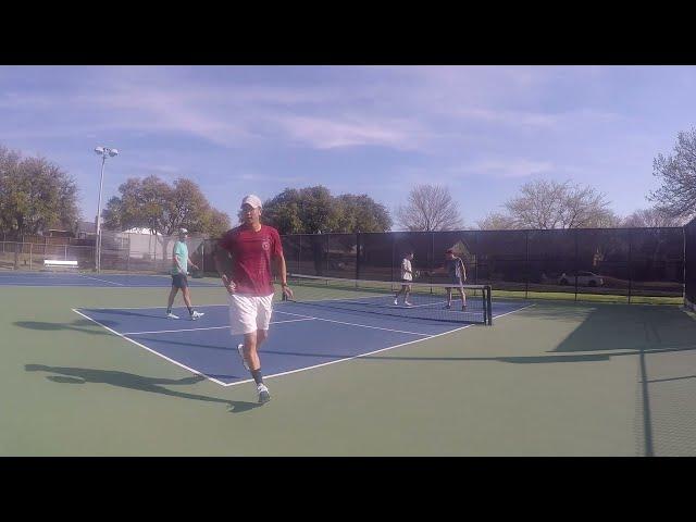 GAME 1 - Russ Patrick/Ed Chao vs JD/Made - Dallas 5.0 Men's Double Pickleball Rec Game