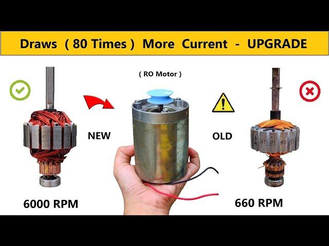 Toter 24-V-Gleichstrommotor auf 12-V-Motor für hohe Stromstärke und Geschwindigkeit