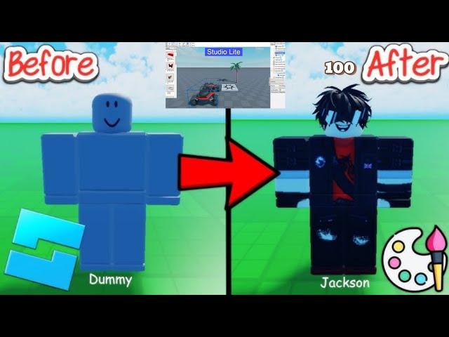 Tutorial how to make Dummy With health bar in studio lite