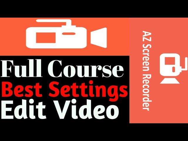 How to use a z screen recorder || screen recorder full course