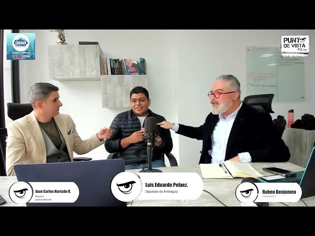 La entrevista con el diputado de Antioquia, Luis Eduardo Peláez - jueves 19 de mayo de 2022