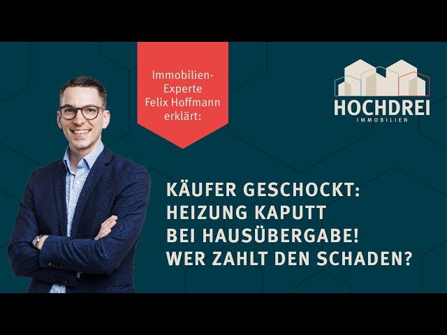 Käufer geschockt: Heizung kaputt bei Hausübergabe