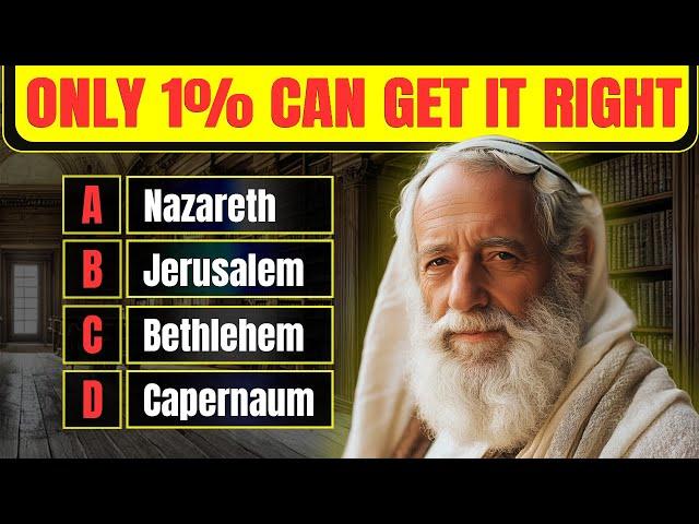 25 BIBLE QUESTIONS TO TEST YOUR KNOWLEDGE - The Bible Quiz