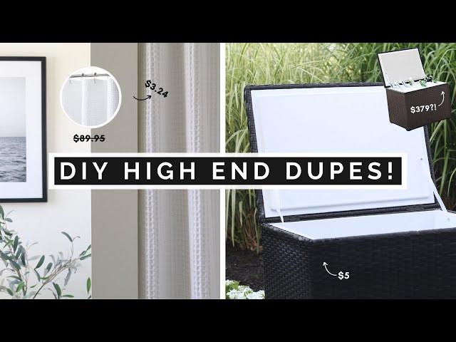 CRATE AND BARREL VS THRIFT STORE | DIY HIGH END DECOR DUPES ON A BUDGET