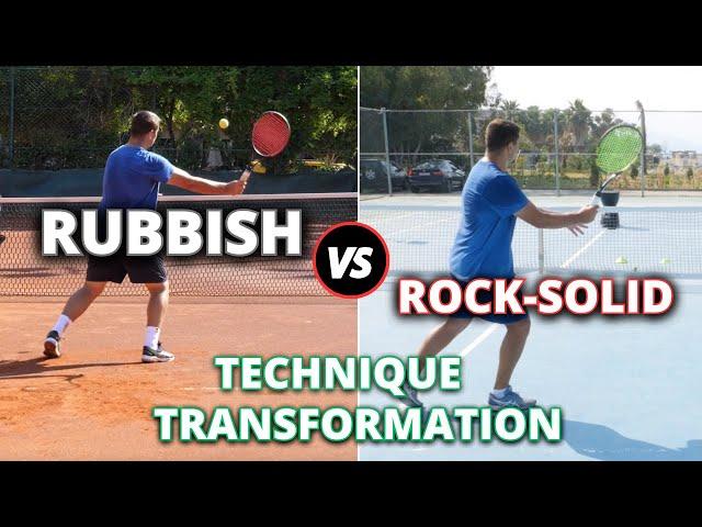 Tennis Volley Transformation - Rubbish To Rock-Solid in 8 Minutes