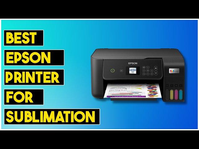 Top 5 Best Epson Printer For Sublimation 2024 | Epson Ecotank Printer for Sublimation