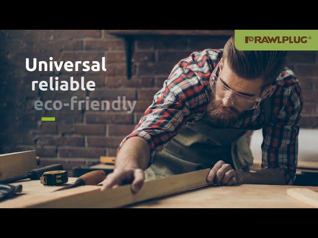 Rawlplug Timber UNO - universal, eco-friendly plug