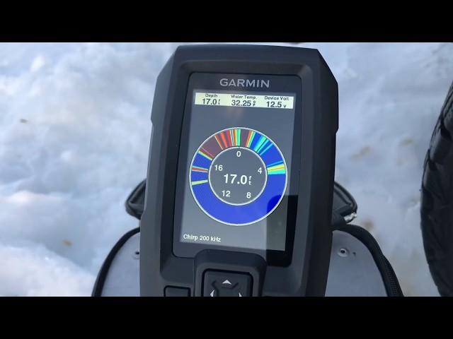 Garmin Striker 4 ice fishing demo