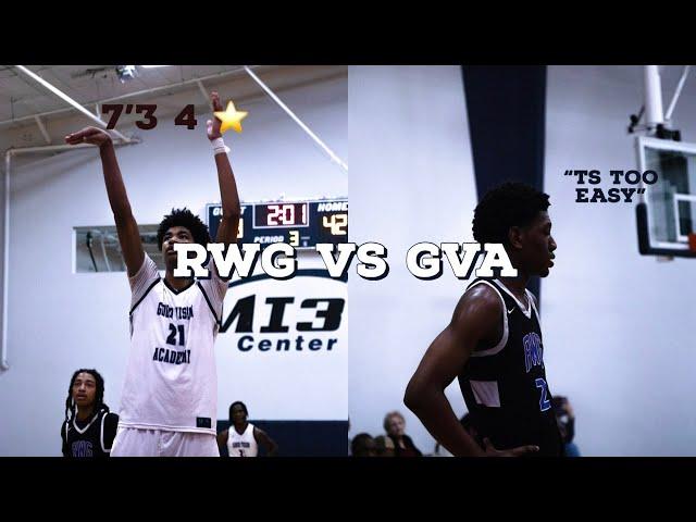 #1 Center in TX Trent Burns and Good Vision Academy V Underrated Scorer Bryceson Melvin and Rwg Stem